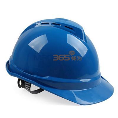 MSA 10172480 V-Gard 豪華型安全帽（ABS，藍，超愛戴，灰針織，尼龍，D）