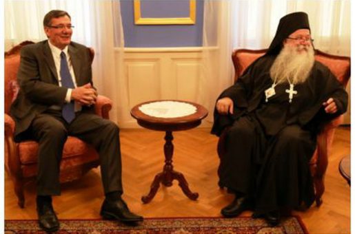Амбасадор Вукићевић посјетио Митрополита Г. Хризостома